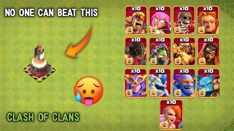 All Super Troops Vs Microwavr In Coc 😥 Clash Of Clans Challenge Clash Of Clans Clash