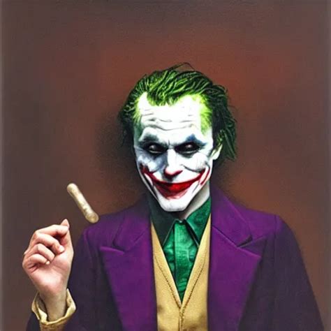 The Joker Aristocratic Surrealist Renaissance Stable Diffusion