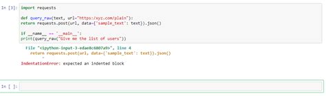 IndentationError Expected An Indented Block Python 3 Stack Overflow