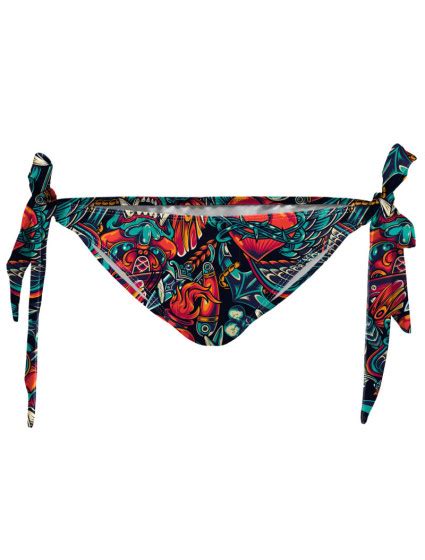 Aloha From Deer Evil Ruckus Bikini Bows Bottom Wbbb Afd Teal