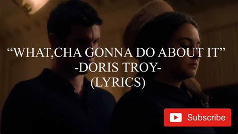 What Cha Gonna Do About It Doris Troy Lyrics The Last Letter From