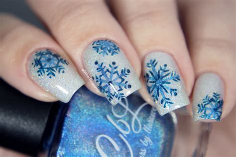 Nail Art Winter Vibes Glitterfingersss In English