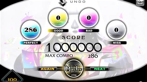 Cytus Chapter D Undo Easy Million Master TP 100 YouTube