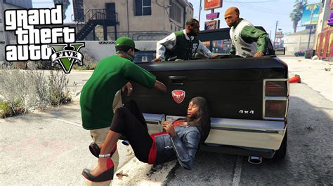 LAMAR KIDNAPS FRANKLIN GIRLFRIEND TANISHA In GTA 5 GTA 5 Mods