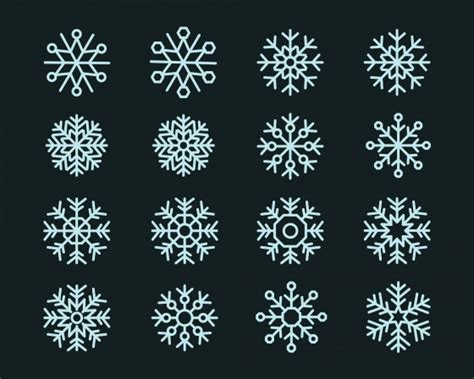 Free Snowflake Vector Icons Part Ai