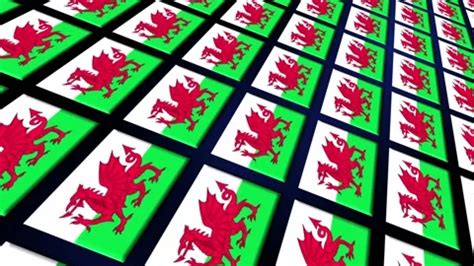 Wales Welsh Flag Animated Background 3d ... | Stock Video | Pond5