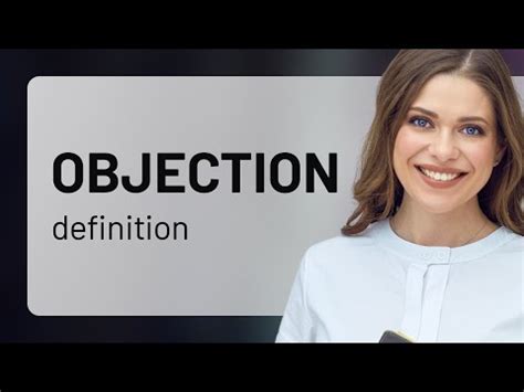 Objection OBJECTION Definition YouTube