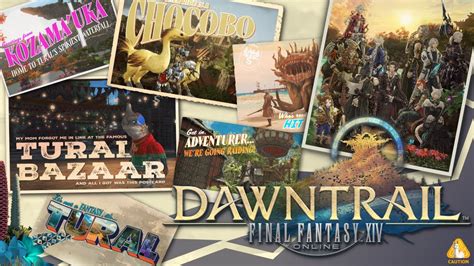 Ffxiv Final Fantasy Xiv Dawntrail Leveling Youtube