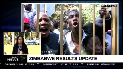 Preliminary Zimbabwe Elections Results Spark Protests Chriseldalewis Youtube