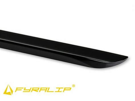 Fyralip Y Painted Black Custom Avl Trunk Lip Spoiler For Chevy