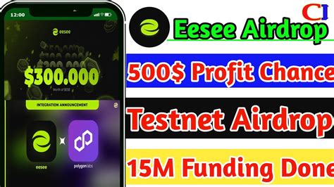 Eesee Airdrop 500 Profit Chance Testnet Airdrop 15M Funding Done