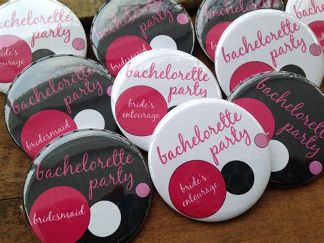 Set Of 15 Bachelorette Party Buttons Pins Hens By Deighandesign