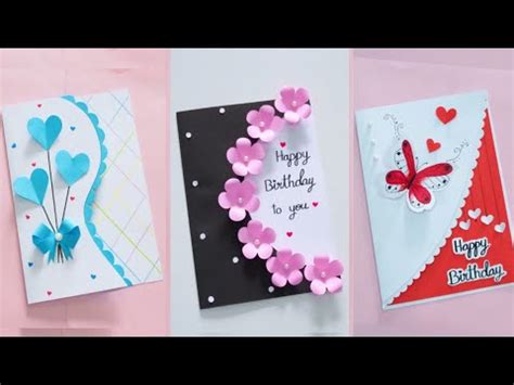 Diy Birthday Greeting Cards Easy And Beautiful Card