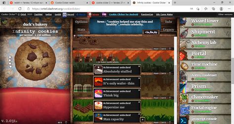 Infinity Cookies R Cookieclicker