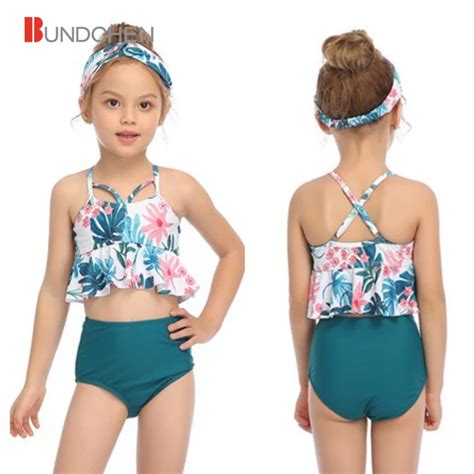 Hot Verkaufen Kleine Kinder M Dchen Bikini Bademode One Piece Gedruckt