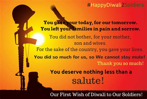 Our First Wish Of Diwali To Our Soldiers Happydiwali2soldiers Salute