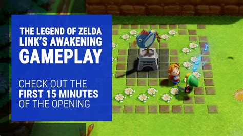 The Legend Of Zelda Link S Awakening Gameplay Opening 15 Minutes Youtube