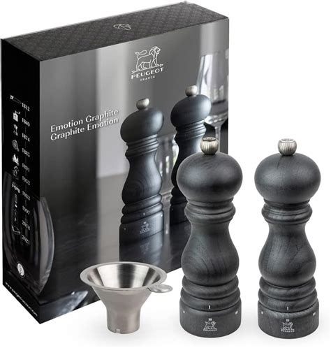 Set Peugeot Paris Pfefferm Hle Und Salzm Hle U Select Schwarz Wei