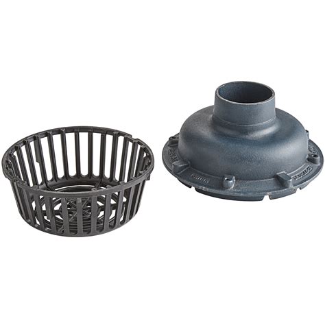 Zurn P121 4NH 12 Cast Iron Roof Drain Body With 4 No Hub Outlet