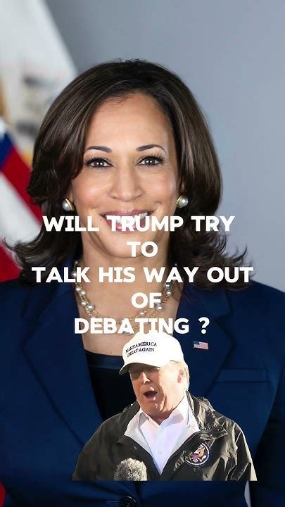 Trump Afraid To Debate Harris Trump Maga Trump2024 Harris Debate Vote Shorts Short