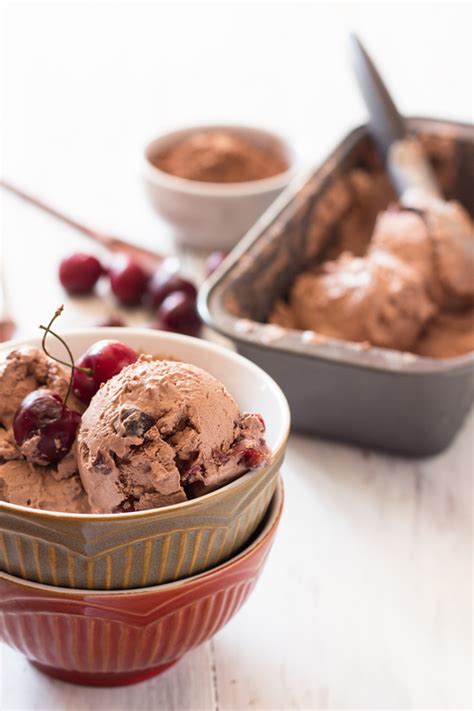 No Churn Cherry Chocolate Non Dairy Ice Cream Diary Of An Exsloth