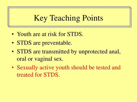 Ppt Teaching About Stds Powerpoint Presentation Free Download Id374118