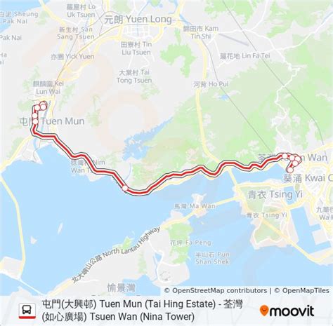 66m Route Schedules Stops Maps 屯門 大興邨 Tuen Mun Tai Hing Estate