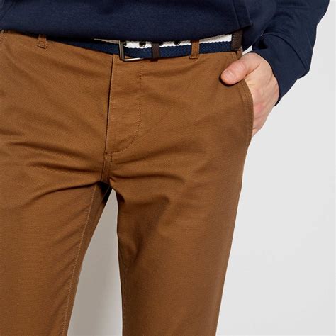 Pantalon Chino Slim Ceinture Homme Bleu Marine Kiabi 11 40