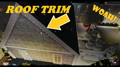 We Finally Have Roof Trims Bloxburg Youtube