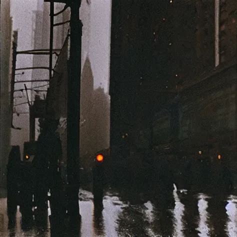 Rainy New York Daydream By Saul Leiter Stable Diffusion