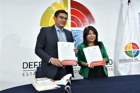 Abi Fam Bolivia Y Defensor A Del Pueblo Firman Convenio Para Trabajo