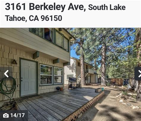 3161 Berkeley Ave South Lake Tahoe Ca 96150 Townhome Rentals In