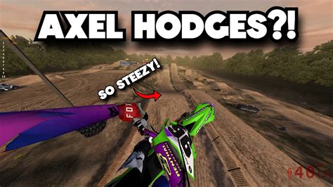 TRYING TO BE LIKE AXEL HODGES IN MX BIKES YouTube