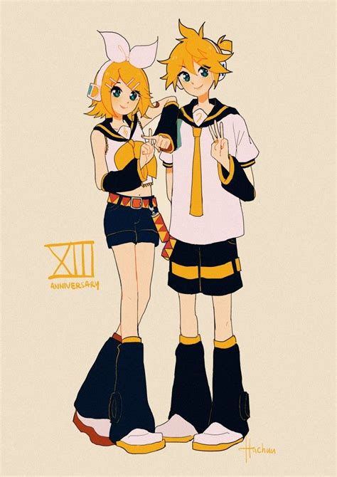 Pin De Mitsu En Vocaloid En Rin Y Len Kagamine