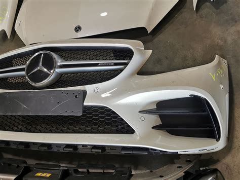 Bara Fata Amg Capota Faruri Led Aripa Mercedes C Class W