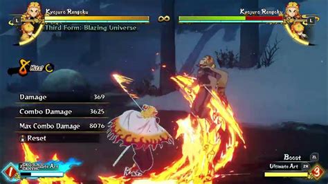 Rengoku Combo First Form Unknowing Fire Unbearable Pain Youtube