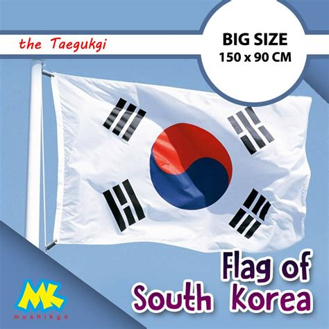 Jual Bendera Korea Ukuran Besar Flag Shopee Indonesia