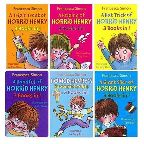 Horrid Henry Series Collection 6 Books Set 18 Titles Francesca Simon — Books4us