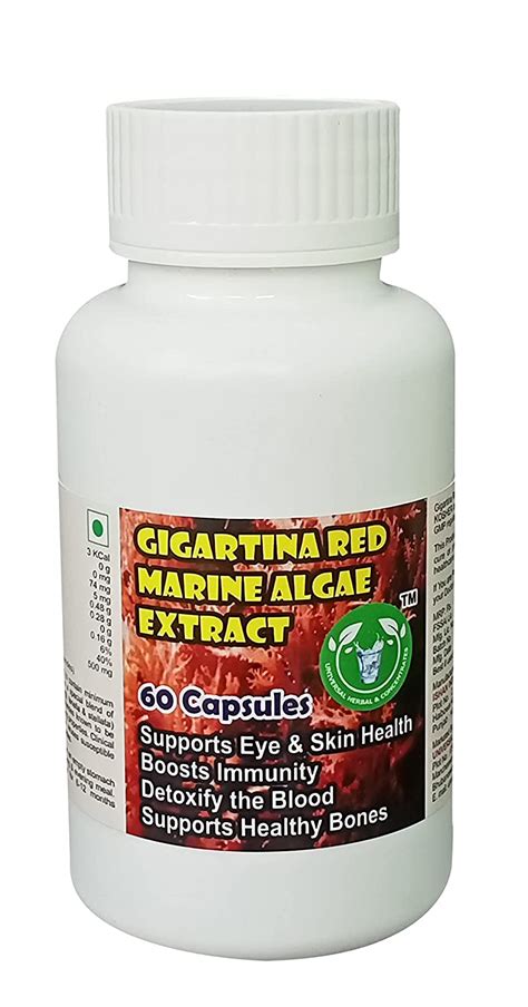 Gigartina Red Marine Algae Extract Capsule Get One Bottle 50ml