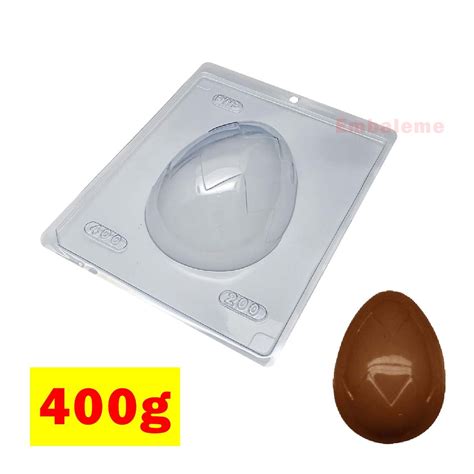 Forma De Acetato Ovo Estriado 400G Cod 200 BWB