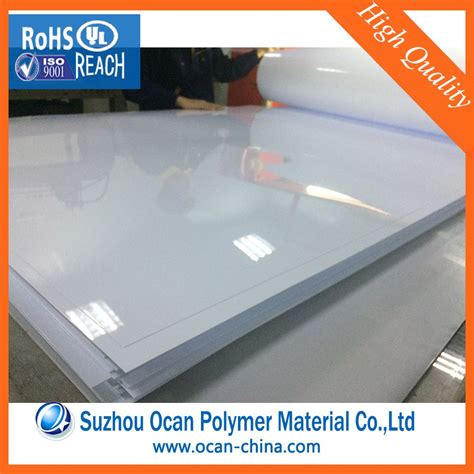 Polish White Rigid PVC Sheet 0 5mm Thickness For Clamshell China PVC