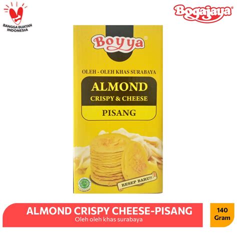 Jual Almond Crispy Cheese Rasa Pisang Gram Oleh Oleh Khas