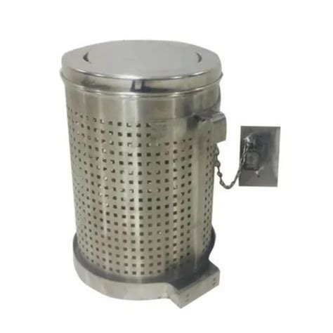 Silver Railway Stainless Steel Dustbin At Best Price In Delhi The