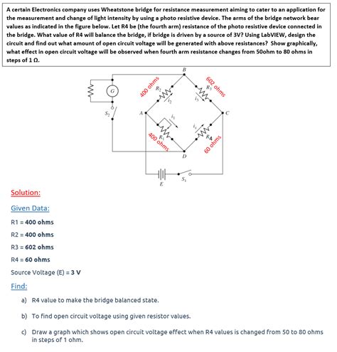 Solved A Certain Electronics Company Uses Wheatstone Bridge