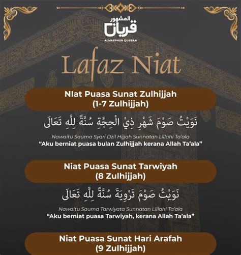 Niat Puasa Akhir Tahun Hijriyah 30 Dzulhijjah Beribadah Yo