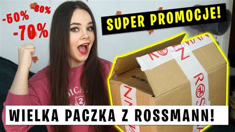 Wielkie PROMOCJE Rossmann Co kupiłam Haul zakupowy Rossmann BLACK