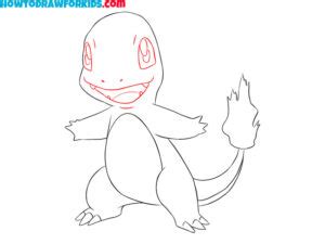 How to Draw Charmander - Easy Drawing Tutorial For Kids