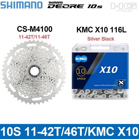 Shimano Deore Cassete Para Mountain Bike Kit Cubo De Cassete De 10