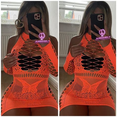 Butterfly Effect Dress 😻😻😻 Neon Orange Dress With Depop