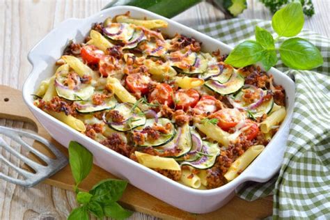 Gratin De P Tes Courgettes Et Viande Hach E